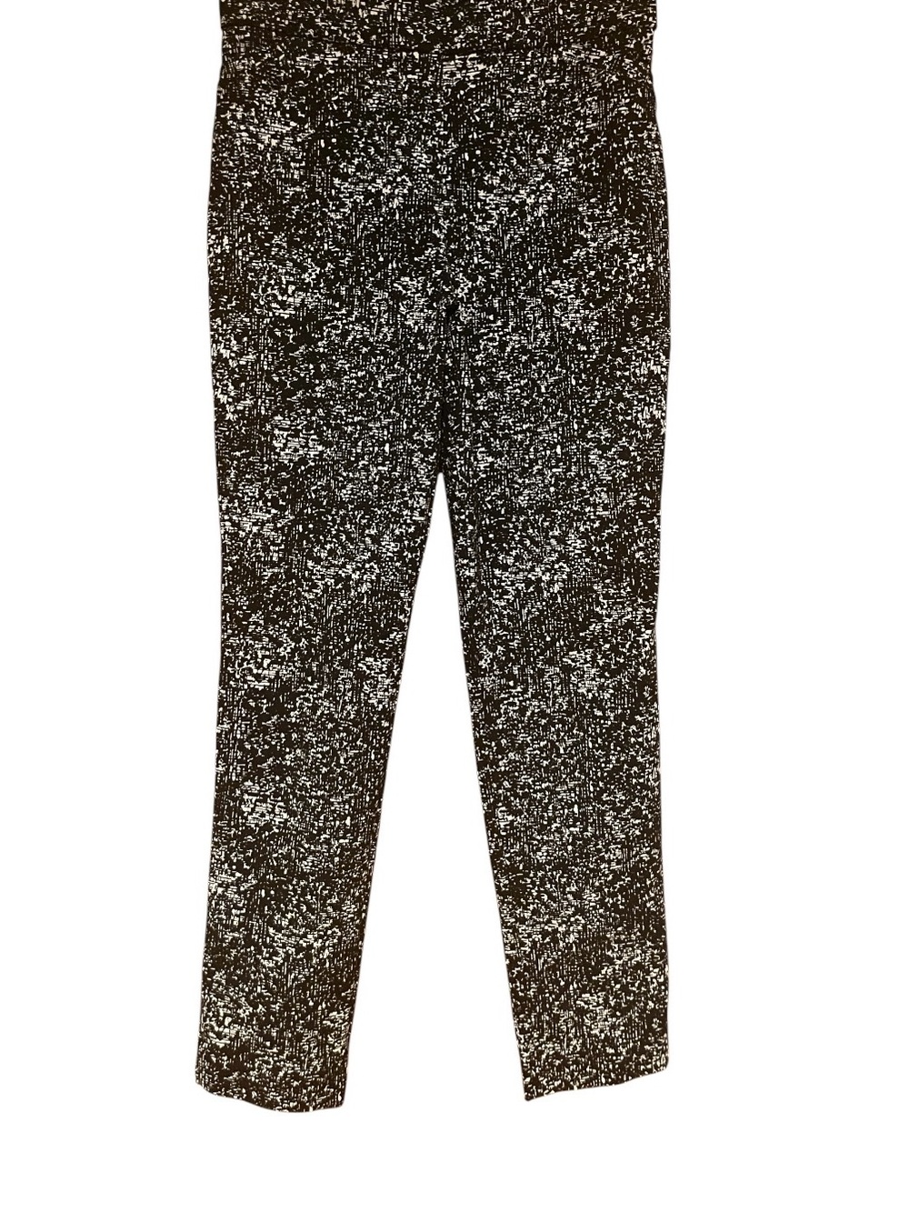 Black & White Speckled Skinny Pants 4P